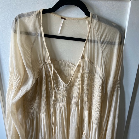 Free People Bell Sleeve Peasant Smock - Picture 2 of 3